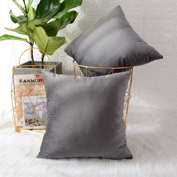 1/2Pcs Throw Pillow Covers Sofa Decor Velvet Cushion Bed Soft Cases 16/18/20" US