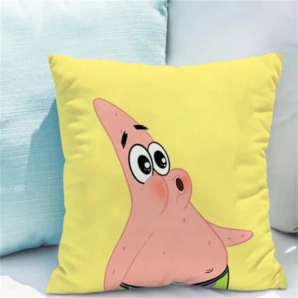 Decor S-Spongebob for Pillowcases Sofa Cushions Covers Home Decor Short Plush