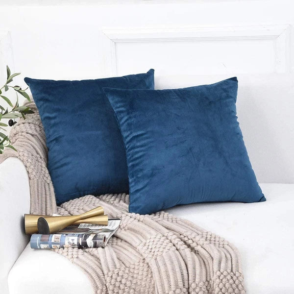 1/2Pcs Throw Pillow Covers Sofa Decor Velvet Cushion Bed Soft Cases 16/18/20" US