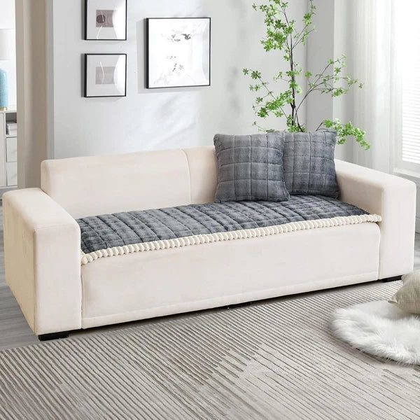 Velvet Couch Covers Sofa Cushion Protector Pets Non Slip Dog Bed Cover Pet Mat
