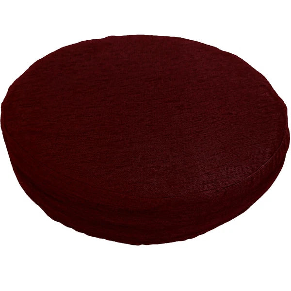 Wn08 Dark Red Chenille  Sofa Seat Patio Bench Box Cushion Bolster Cover/Runner