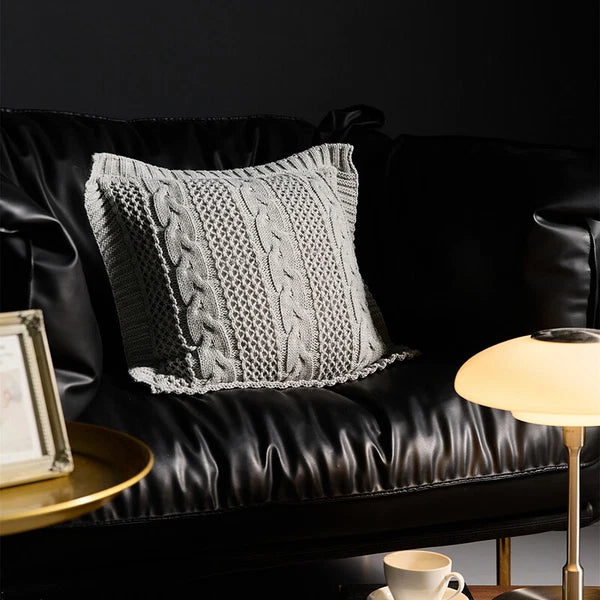 45*45cm Square Knitted Pillowcase Throw Waist Cushion Covers Sofa Bed Home Decor