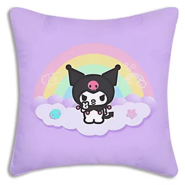 Kuromi Cartoon Pillow Covers Cartoon Sofa Decor Home Print Cute Cushion Cover