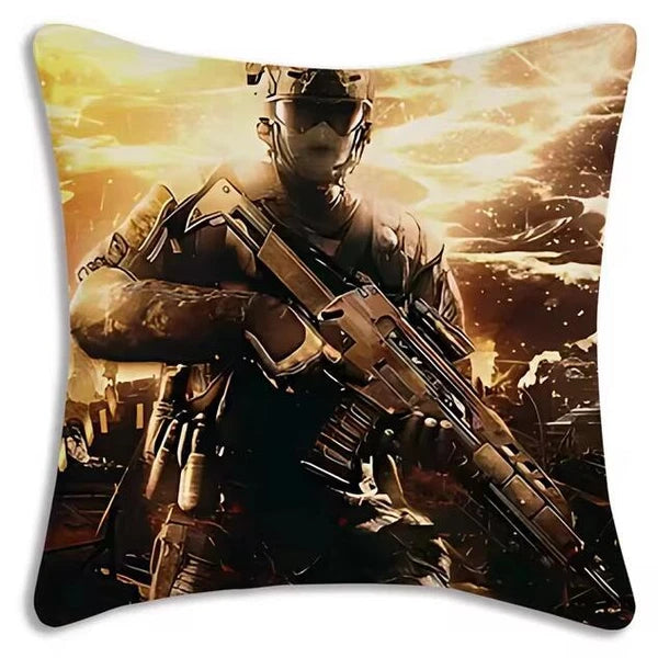 Dutys Pillow Covers Cartoon Sofa Decorative Home Printing Cute Cushion Cover