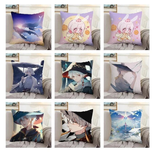 Pillowcase Children of Light Cushion Anime Cover Decorative for Short Plush Sofa