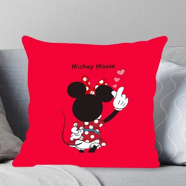 Cushion Cover Sofa Pillows Cover Design Mickey Minnie pillowcase Home Decor