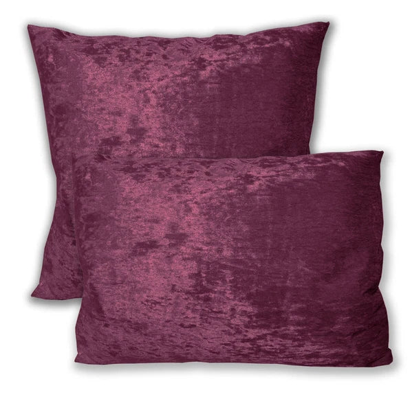 Mv13 Red-purple Crush Velvet Sofa Seat Patio Bench Cushion Bolster Cover/Runner