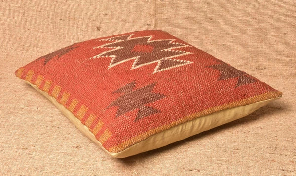 Multi Color Jute Wool Kilim Cushion Cover 3 Pcs Lot Sofa Pillow Cover 45 Cm