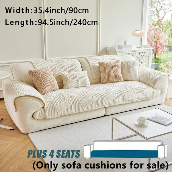 Washable sofa cover, pillowcase, anti-slip decoration for sofa seat cushion