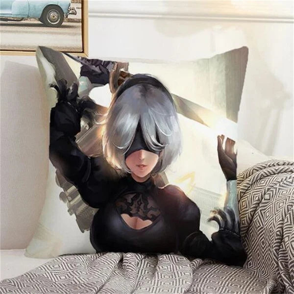 Nier Automata illow Cover Pilow Cases for Cushions Covers Home Sofa Decorative