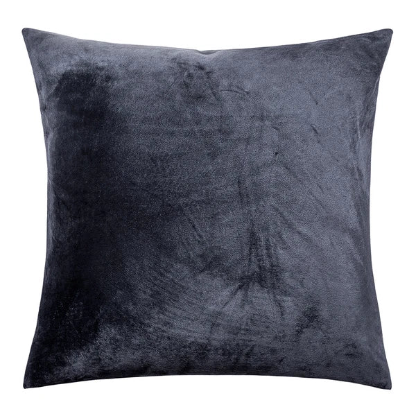 Velvet Euro Pillow Cover Sofa Couch Bed Square Cushione Cover Nice Rich Colors