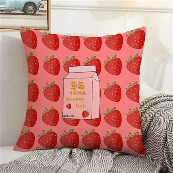 B-Binggrae Pillow Cases Pillows Covers Sofa Cushions Anime Bed Home Decorative