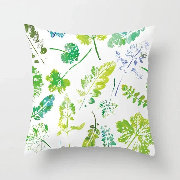 Cactus Succulent Plants Pillowcase Decor Sofa Cushion Case Bed Pillow Cover