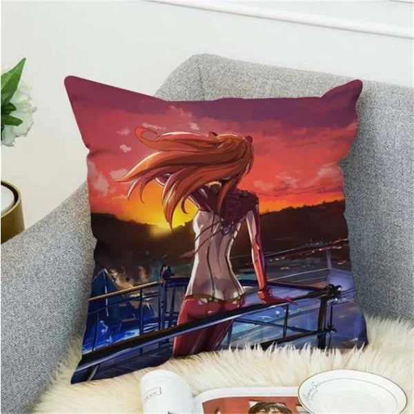 Decorative E-Evangelion Pillow Cover Sofa Cushions Pilow Cases Cushion Covers