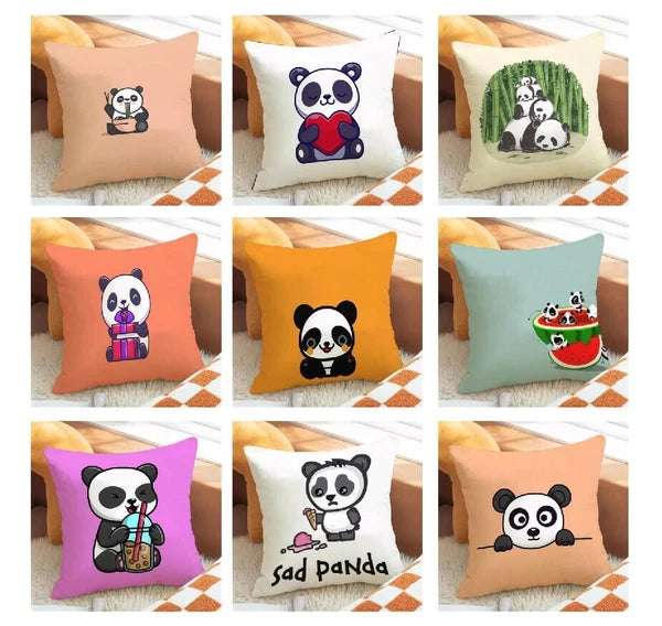 Panda Decorative Pillowcase Decor Cushion Cover Throw Pillows Sofa Anime