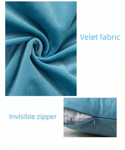 Velvet Cushion Cover Pillowcase Office Sofa Cushion Cover Home Decoration