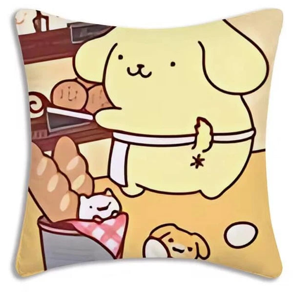 Pompompurin Pillow Covers Cartoon Sofa Decor Home Printing Cute Cushion Cover