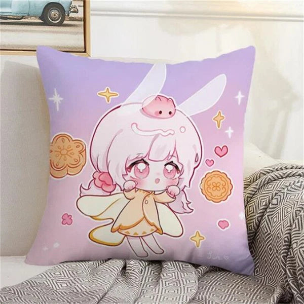 Pillowcase Children of Light Cushion Anime Cover Decorative for Short Plush Sofa