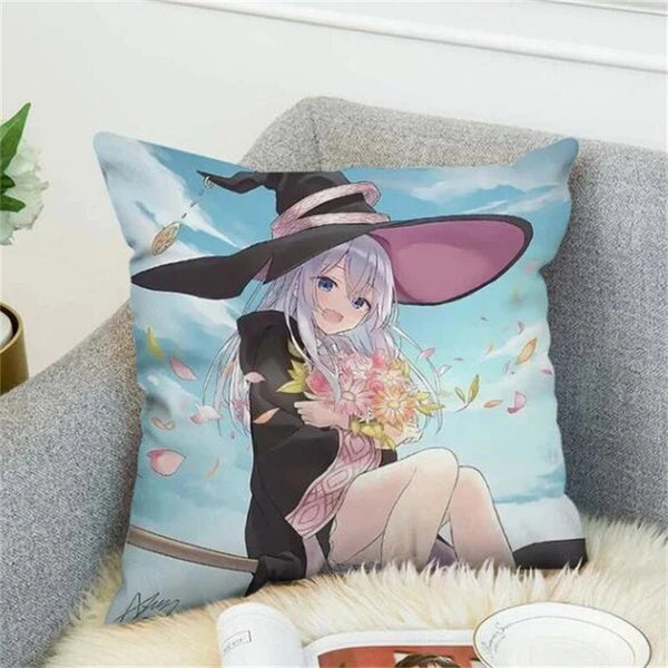 Wandering Witch Pillow Cases Decorative Cushions Cover for Sofa Decor Pillowcase