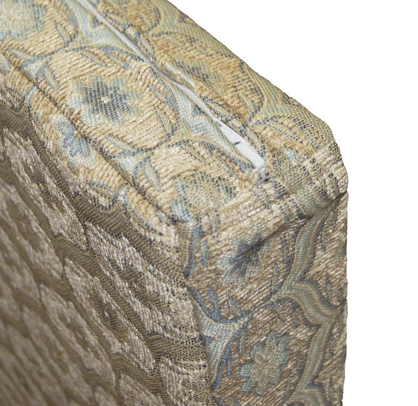 We64 -Light Blue Eye Flora Damask Bolster Case/Pillow/Sofa Seat Cushion Cover