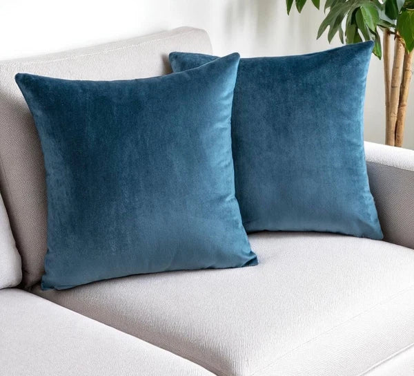 New Velvet Cushion Cover – Decorative Pillowcase for Home or Hotel Pack of 2.