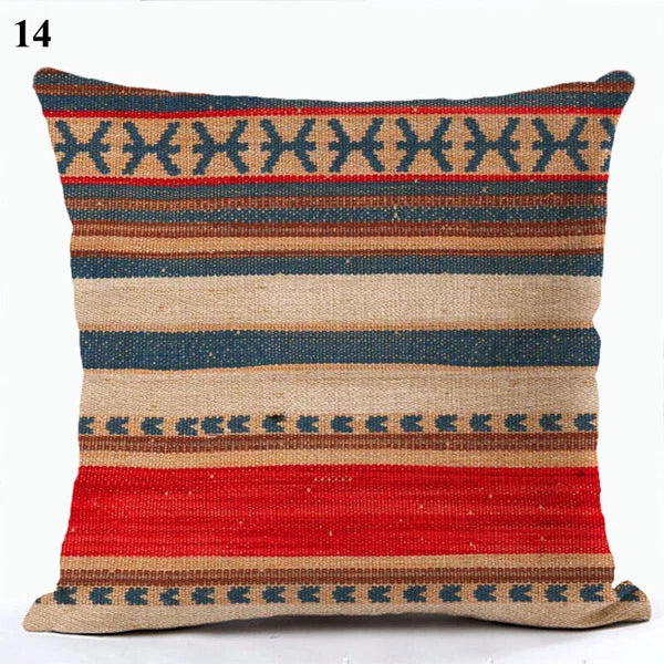 Sofa Bed Printed Pillowcase Ethnic Cushion Cover Throw Pillow Case Home Decor