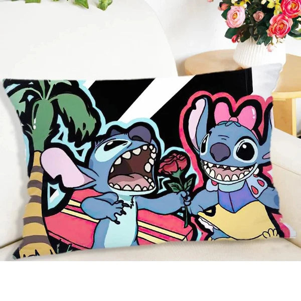Stitch Pillowcase Room Bed Sleeping Pillowcase Living Room Sofa Cushion Cover