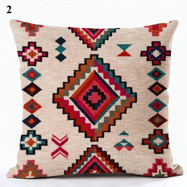 Sofa Bed Printed Pillowcase Ethnic Cushion Cover Throw Pillow Case Home Decor
