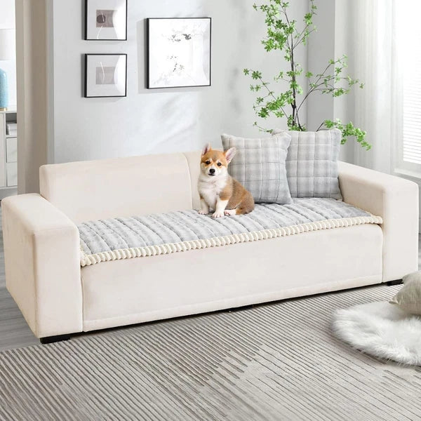 Velvet Couch Covers Sofa Cushion Protector Pets Non Slip Dog Bed Cover Pet Mat