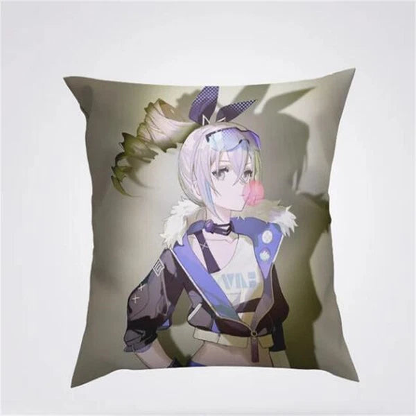 Anime Cartoon Honkai Star Rail Print Cushion Cover Sofa Home Decor Pillowcase