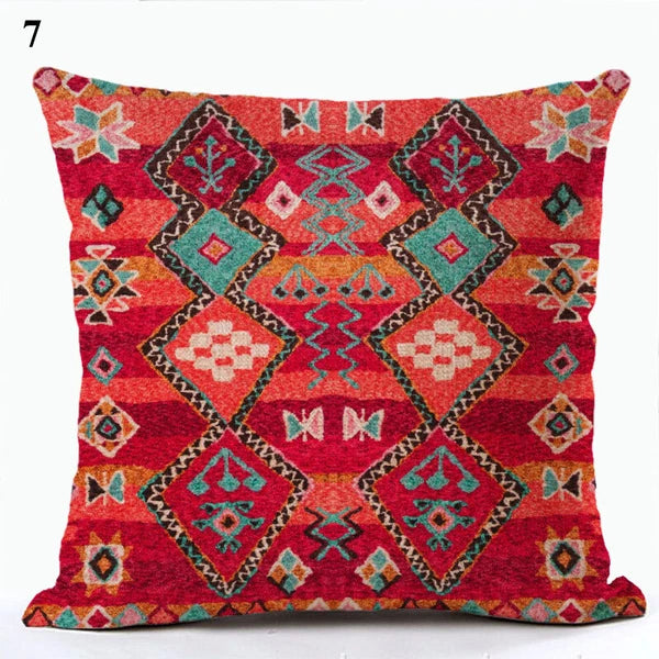 Sofa Bed Printed Pillowcase Ethnic Cushion Cover Throw Pillow Case Home Decor