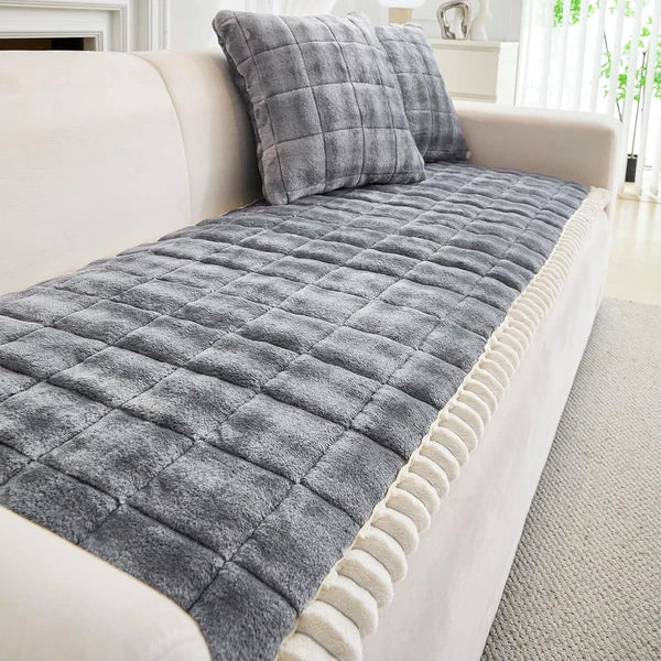Velvet Couch Covers Sofa Cushion Protector Pets Non Slip Dog Bed Cover Pet Mat