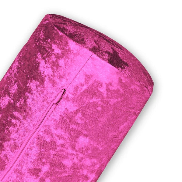 Mv99 H-Pink Crush Velvet Sofa Seat Patio Bench Box Cushion Bolster Cover/Runner