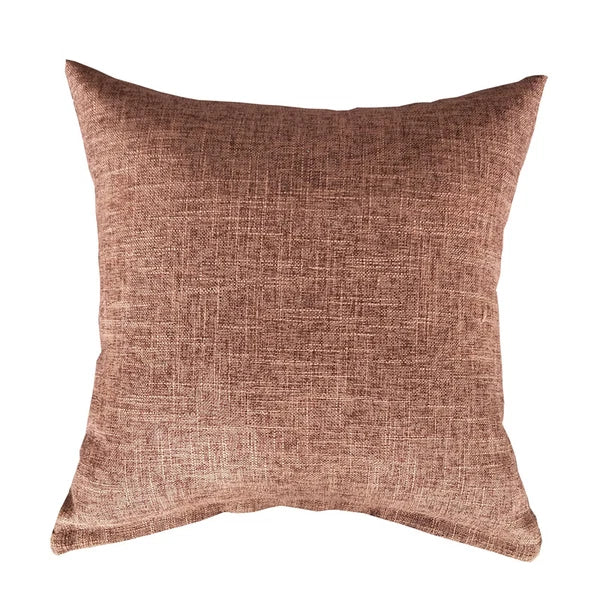 1PC Pillowcase Cushion Cover Throw Waist Pillow Case Cotton Linen Sofa Couch Bed