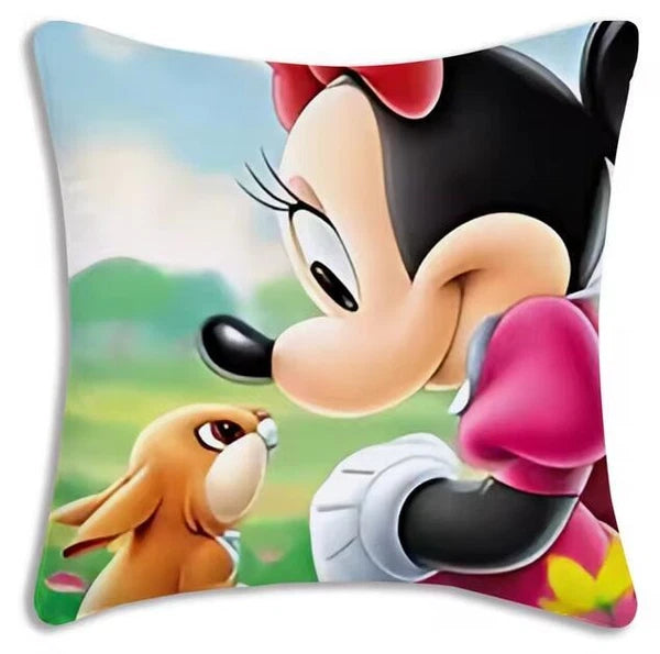 cute Mouse Pillow Covers Cartoon Sofa Decorative Home Printing Cushion Cover