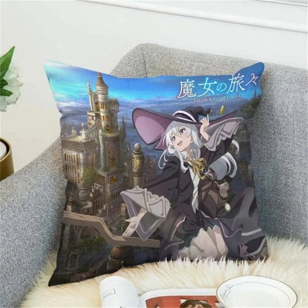 Wandering Witch Pillow Cases Decorative Cushions Cover for Sofa Decor Pillowcase