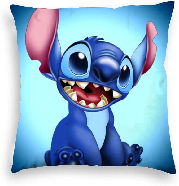 Lilo Stitch 3D Cushion Cover Throw Pillow Case Home Sofa Bed Decor Gift 45*45CM
