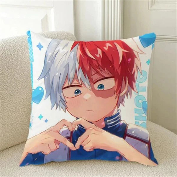 My Hero Academia Print Cushion Cover Pillowcase Home Sofa Decorative Cushions