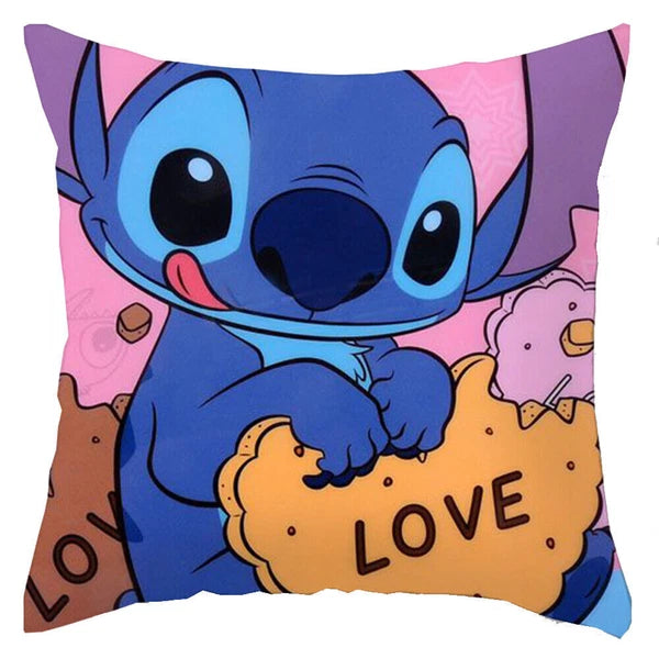 Lilo Stitch 3D Cushion Cover Throw Pillow Case Home Sofa Bed Decor Gift 45*45CM