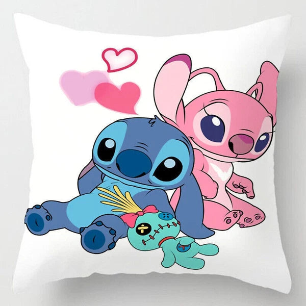 Lilo Stitch 3D Cushion Cover Throw Pillow Case Home Sofa Bed Decor Gift 45*45CM