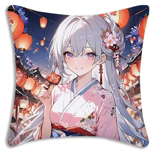 Star Rail Anime Pillow Cover Cartoon Sofa Decorative Home Printing Cushion Cover
