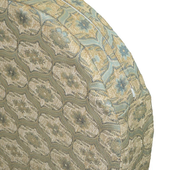 We64 -Light Blue Eye Flora Damask Bolster Case/Pillow/Sofa Seat Cushion Cover
