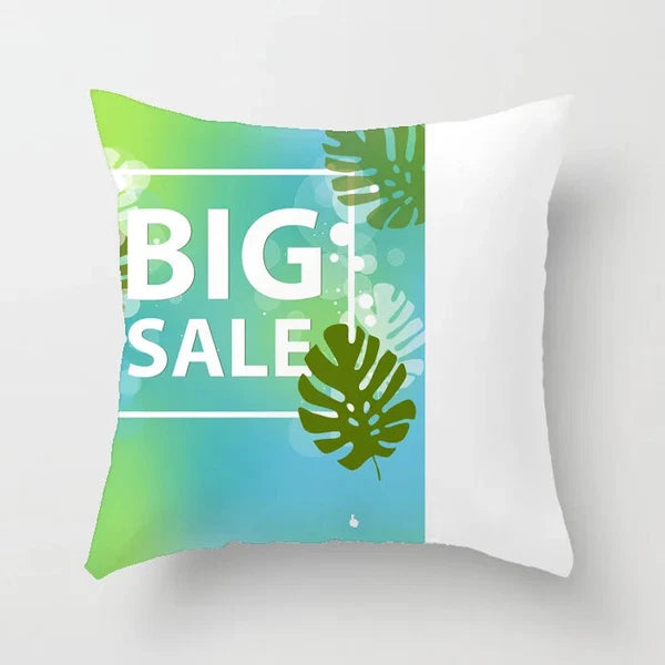 Cactus Succulent Plants Pillowcase Decor Sofa Cushion Case Bed Pillow Cover