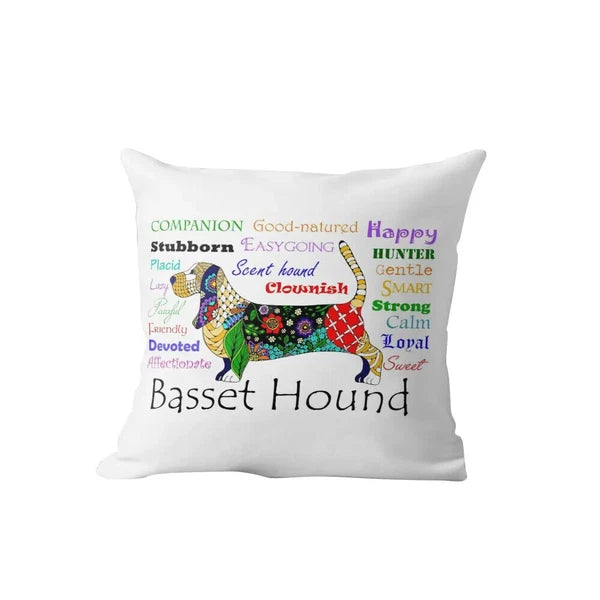 Dog Yorkie Pillow Case Pug Pillows Sofa Car Bed Sofa Pillow Case Cushion Cover