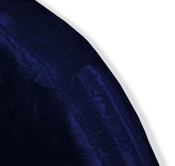 Mv35 R-Blue Crush Velvet Sofa Seat Patio Bench Box Cushion Bolster Cover/Runner