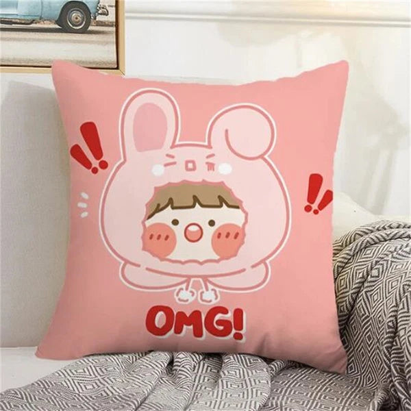 Cushions Home Decor Rorojump Pillow Cover Pillowcase for Cushion Sofa Anime