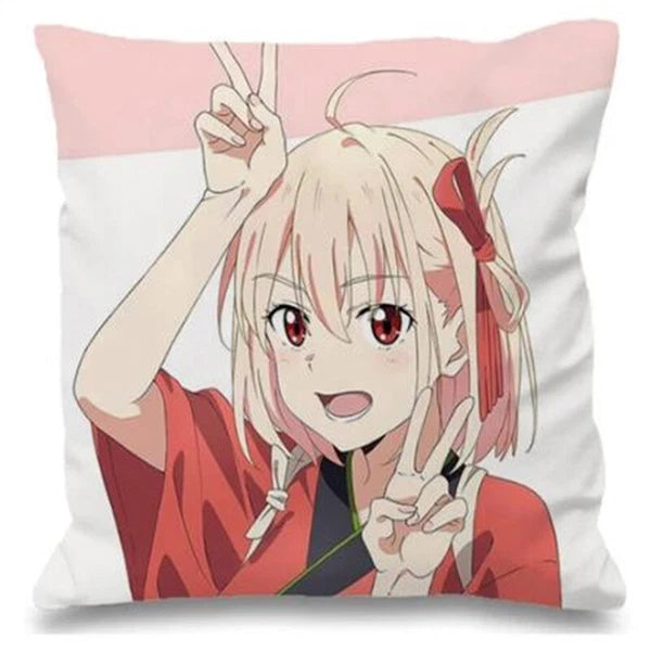 Decorative Cushions for Sofa Cover for Lycoris Recoil Bedroom Bed Pillowcase