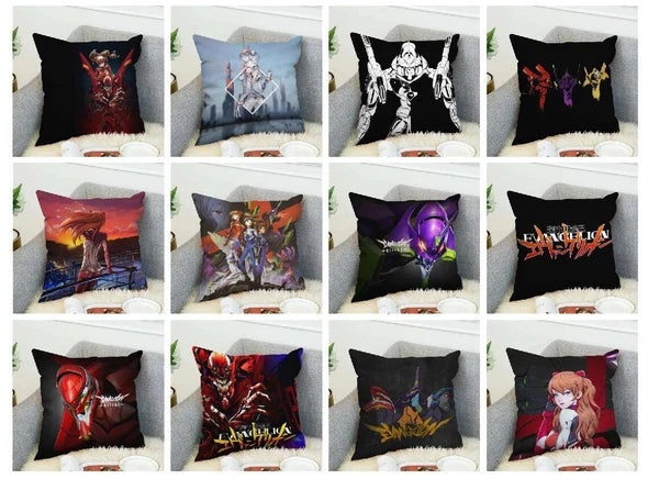 Decorative E-Evangelion Pillow Cover Sofa Cushions Pilow Cases Cushion Covers