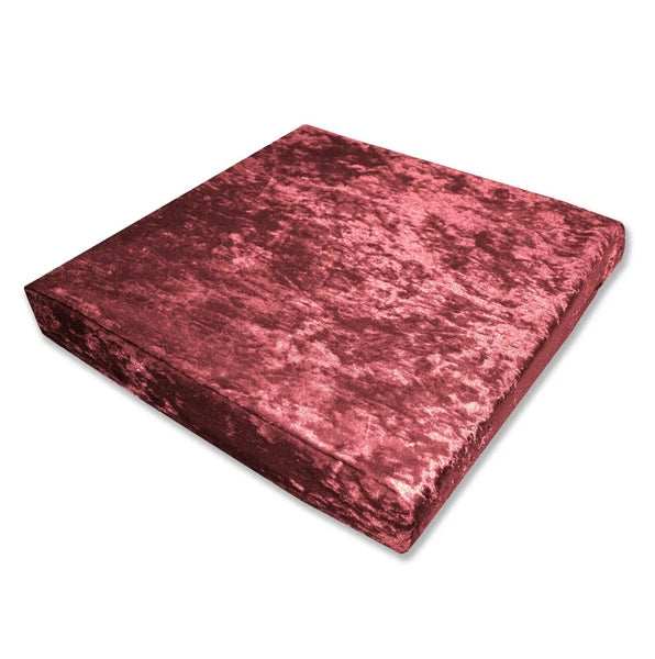Mv08 Shery-Red Crushed Velvet Sofa Seat Patio Bench Cushion Bolster Cover/Runner
