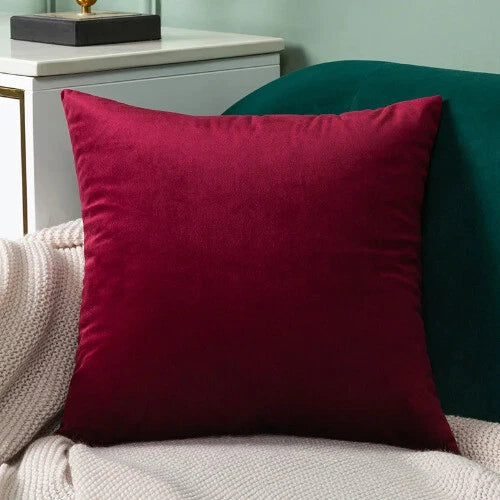 Velvet Cushion Cover Pillowcase Office Sofa Cushion Cover Home Decoration